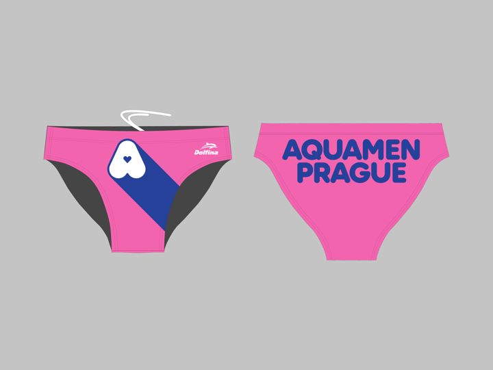 Týmové oblečení Aquamen Prague – pánské plavky